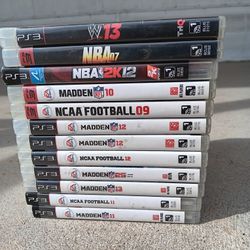 (12) Playstation 3 Video Games 