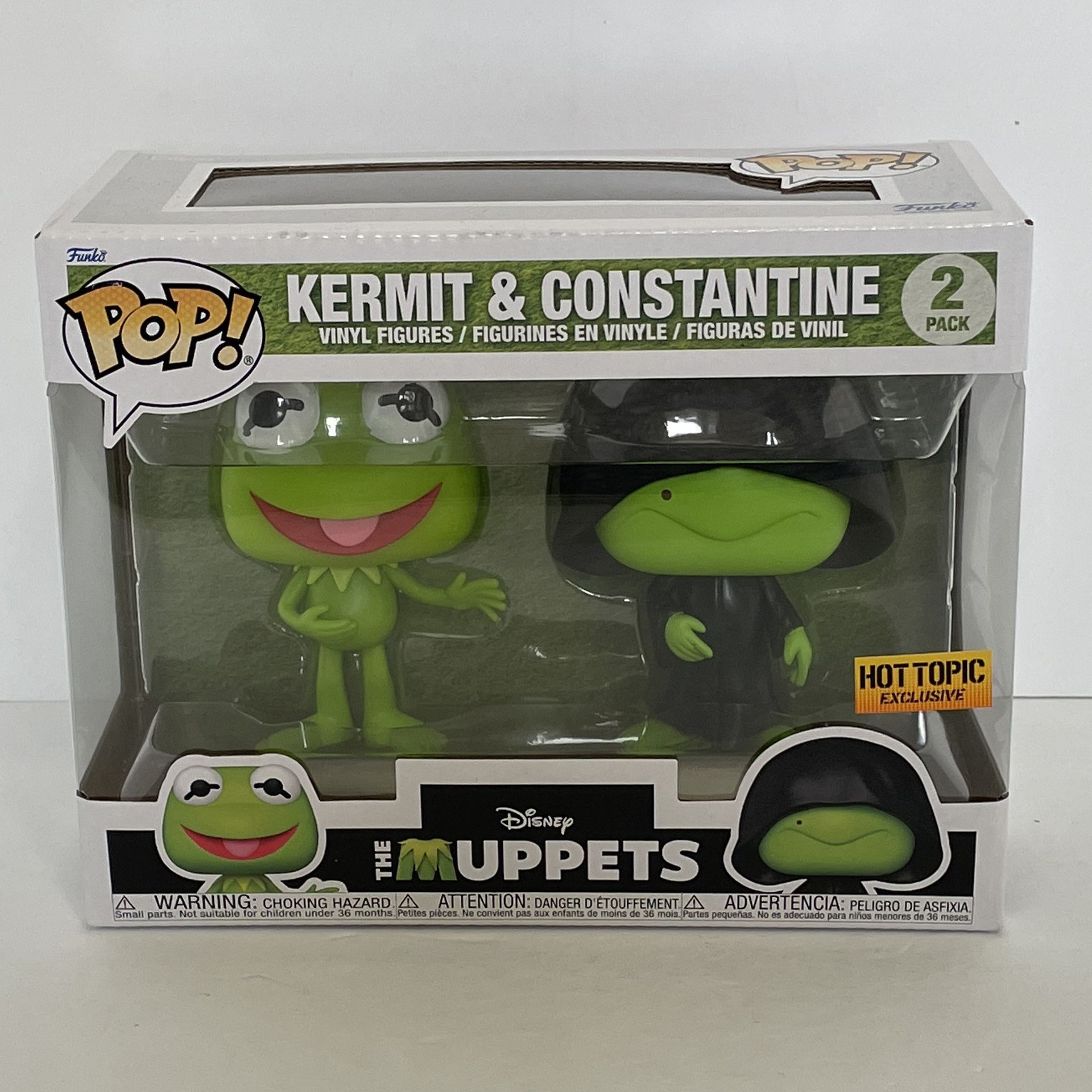 2pak Kermit & Constantine Funko Pops Muppets Most Wanted Hot Topic MIB