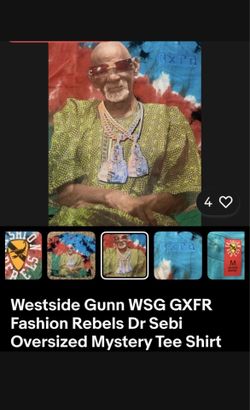 Westside Gunn Dr. Sebi Mystery T Shirt Size XL New with Tags