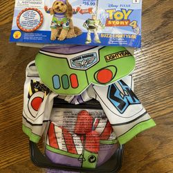 XS and S Pet dog costume buzz lightyear Toy Story