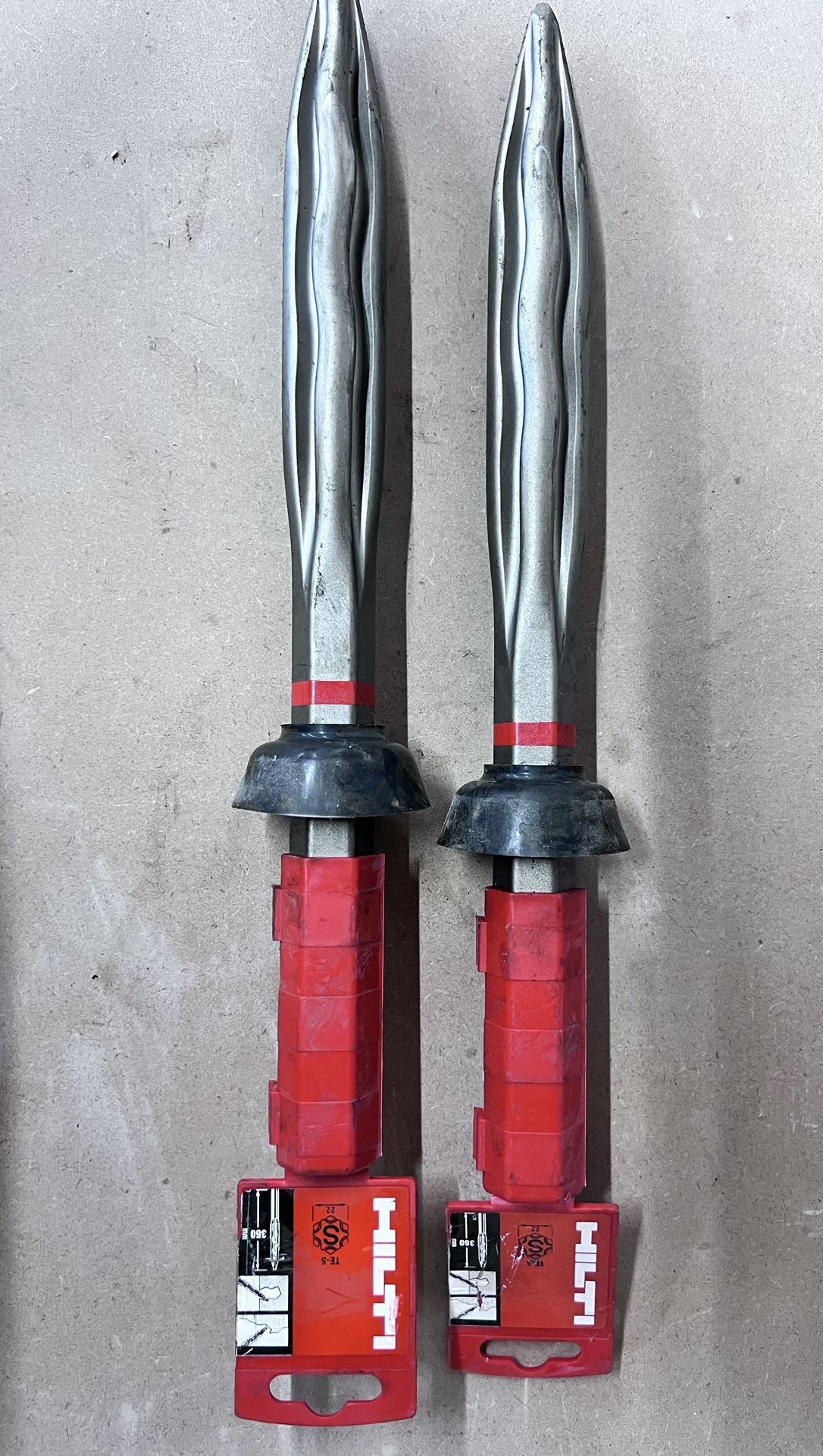 2 Hilti TE SP SM 36 14 Inch Self Sharpening Pointed Chisel