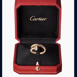 CARTIER JUSTE UN CLOU RING Rose Gold With Diamonds