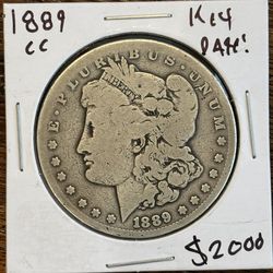 1889-CC Morgan Silver Dollar – KEY DATE