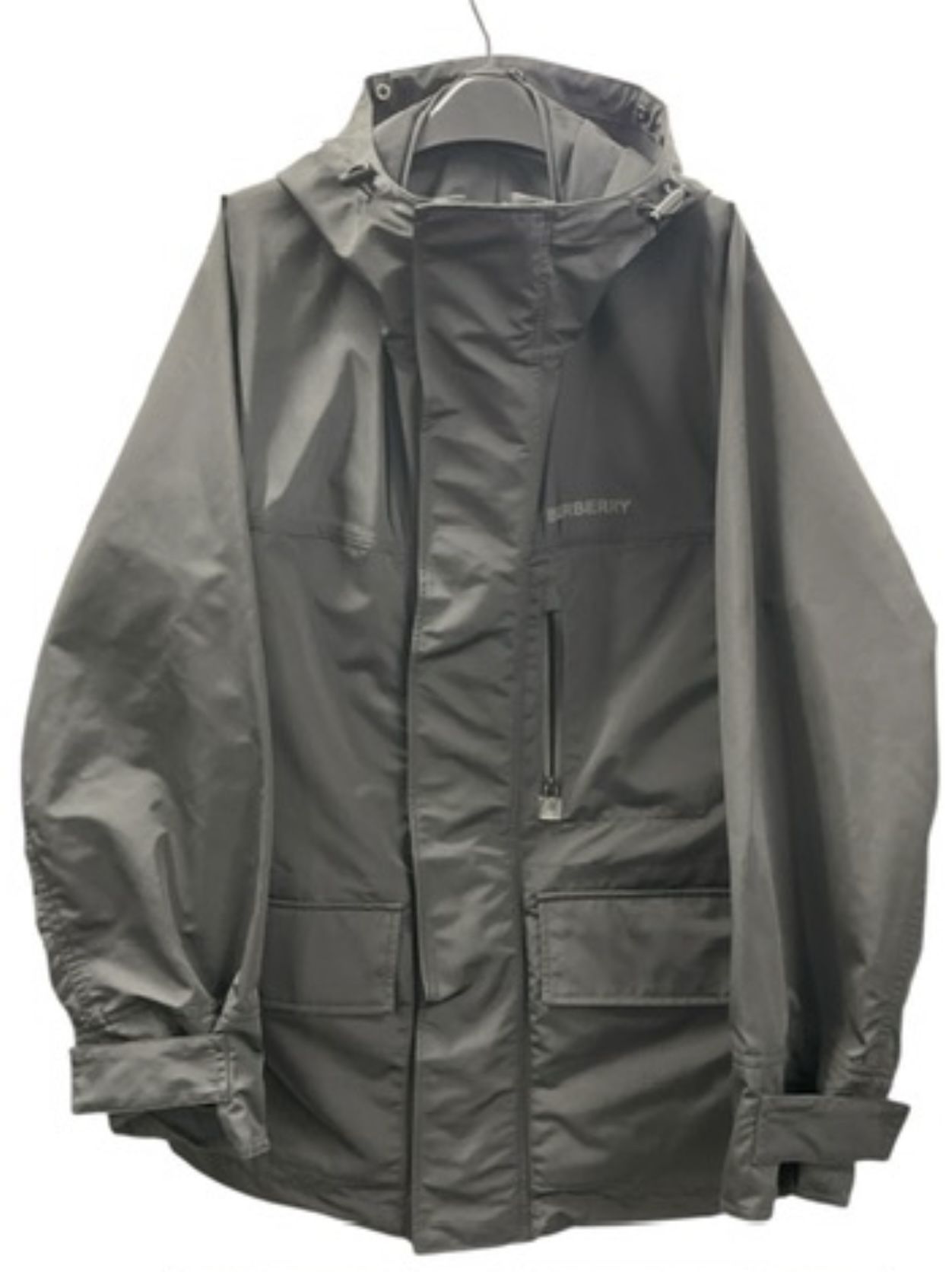 Burberry Barnsfield Black Nylon Hooded Jacket 