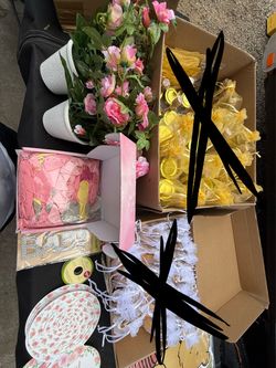 Baby Shower Party Supplies Lot