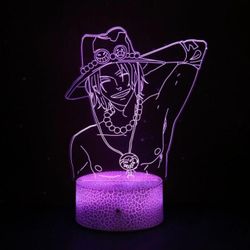 Portgas D. Ace
 Anime 3D Desk Lamp