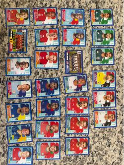 Blue panini stikers for sale or trade