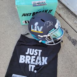 Tom Brady Autographed Signed fullsize SuperBowl LIV helmet