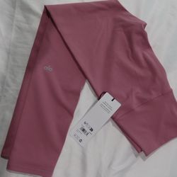 Alo yoga Airbrush Leggings In Pink Wild Rose Size L