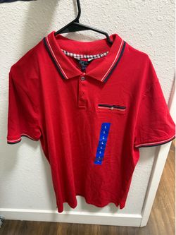 Men's red shirt size L (New)