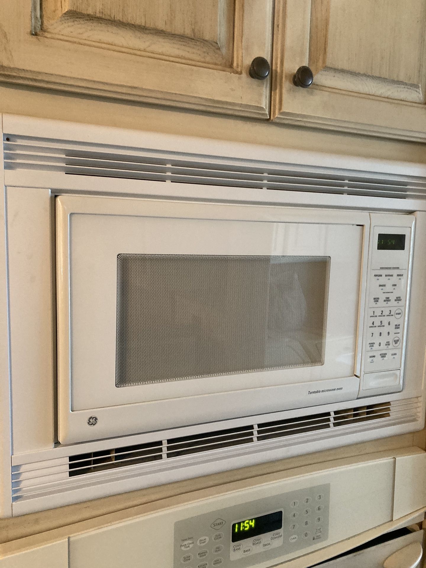 GE Built In Microwave Oven