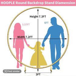 Round Backdrop Stand