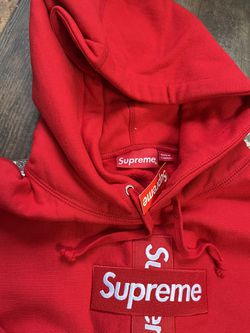 Buy Supreme Cross Box Logo Hooded Sweatshirt 'Red' - FW20SW70 RED