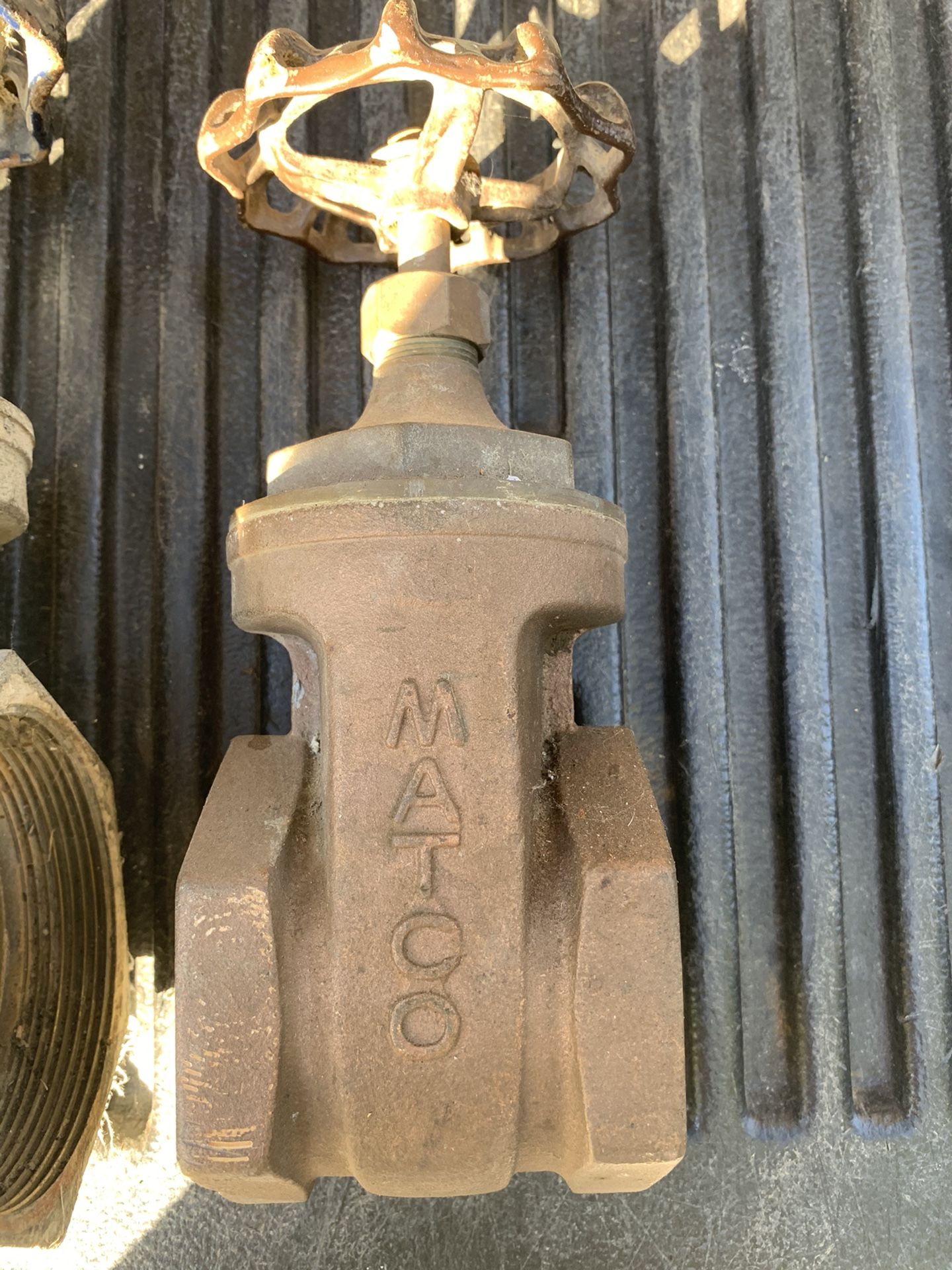 Matco 3” brass gate valve