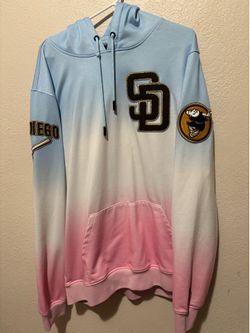 San Diego Padres Pro Standard Ombré Pullover Hoodie Blue/Pink Size XL