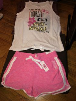 Girls Justice short set size 14/16