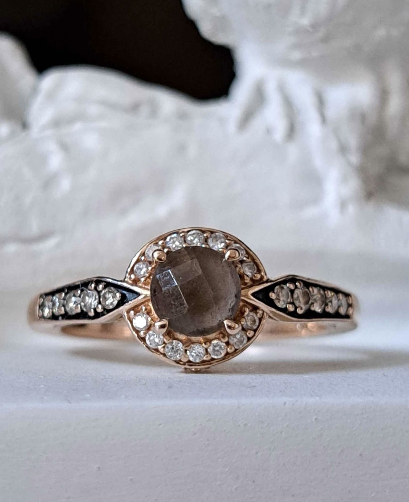 $1,500 At Kay LeVian Chocolate Quartz And Diamond Ring