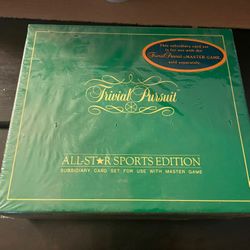 Vintage Trivial pursuit all star sports addition, new
