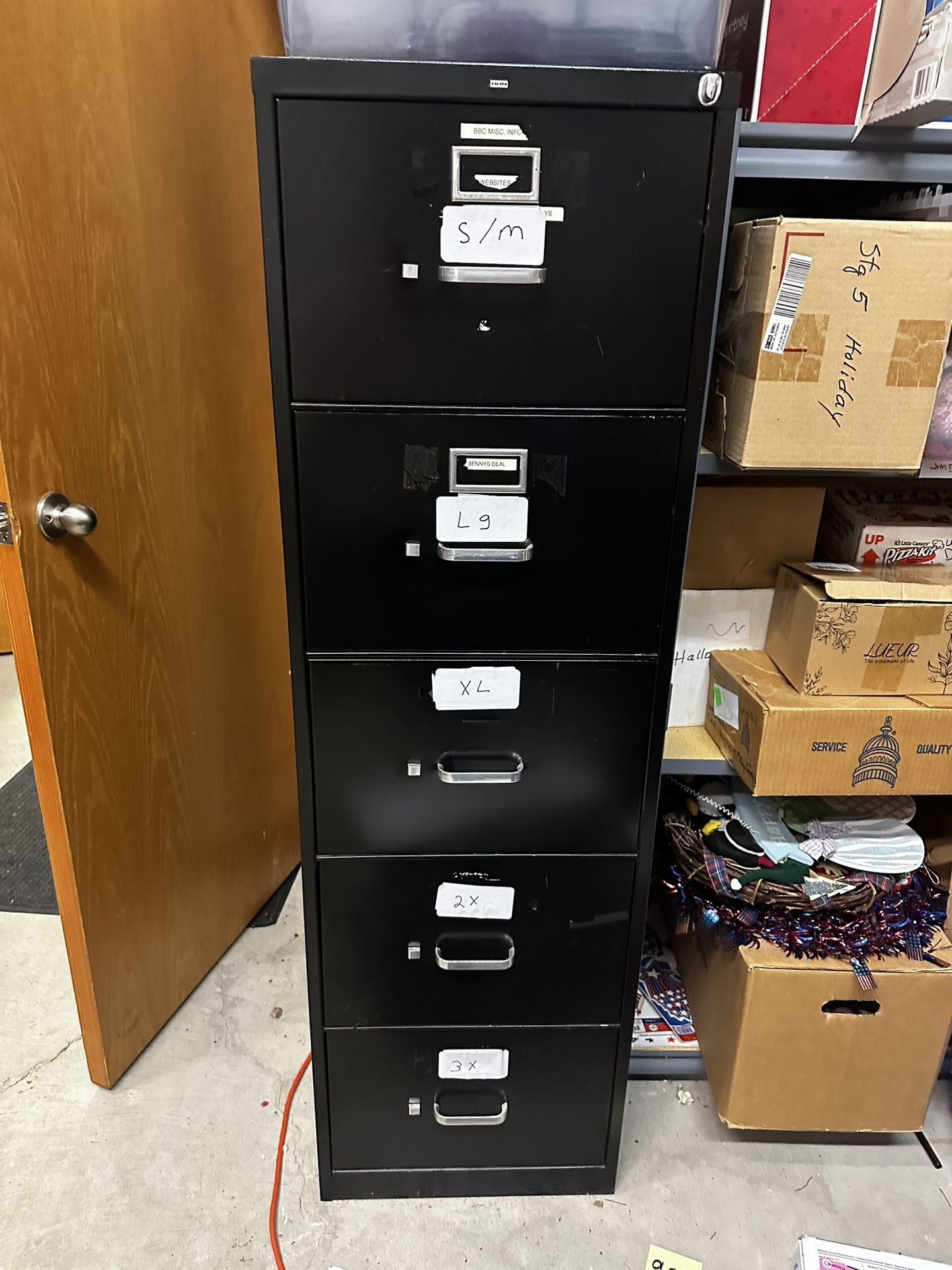 5 drawer metal filing cabinet 