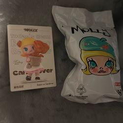 Pop Mart blind box, car lover, Molly