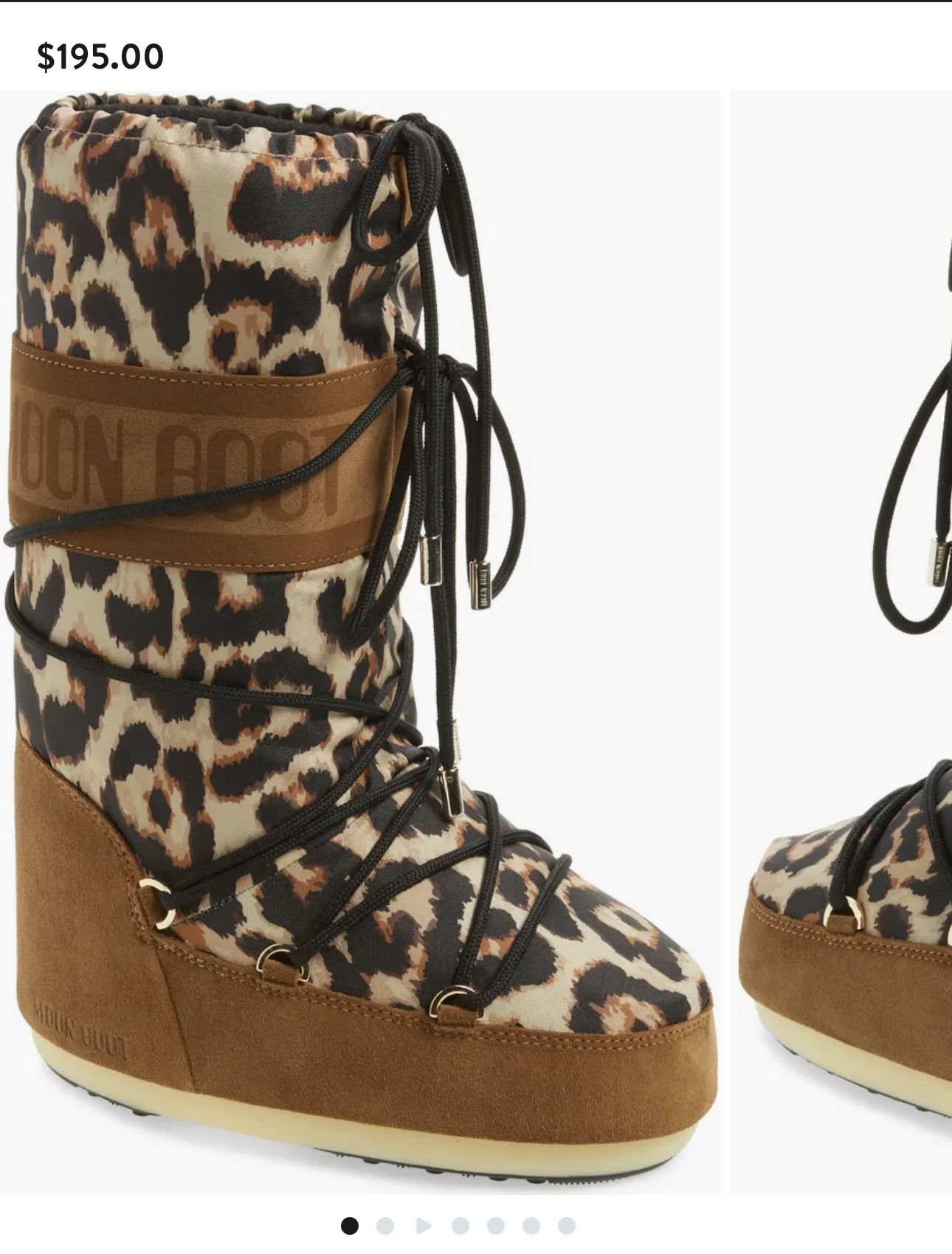 Moon Boots Leopard Animal Print 