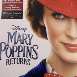 Disney’s MARY POPPINS Returns (Blu-Ray + DVD + Digital-2018) NEW!
