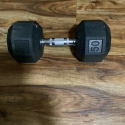 One Single Dumbbell 50 Lb