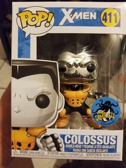 Marvel exclusives LA Comic Con Xmen metallic Colossus