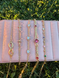 18K gold-plated bracelets