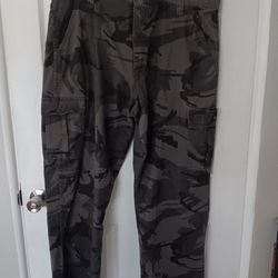 Wrangler Camouflage Cargo Pants 38x32