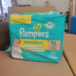 Newborn Pampers (20pk) 