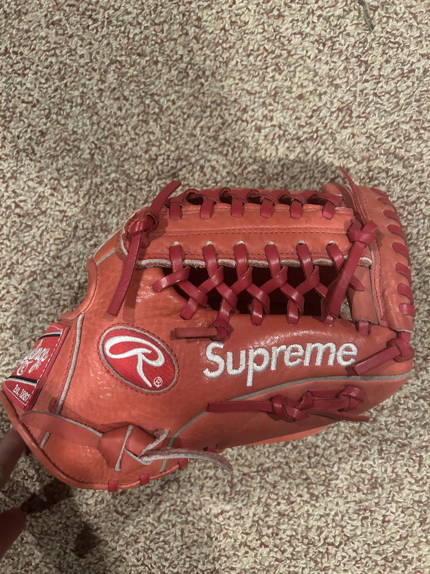 Supreme Baseball Glove And Ball