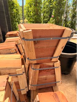 12 inches redwood planter for sale