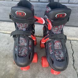 “RD ROLLER DERBY" Size - 3,4,5, & 6 ROLLER SKATES / PRE-ROLLED CONDITION