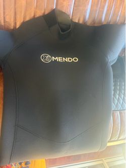 Men's 7mm full-body scuba wetsuit, size L. Special clearance price. Brand: XS Scuba; brand new and unused.