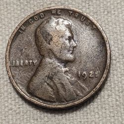 1925 Wheat Penny No Mint Mark