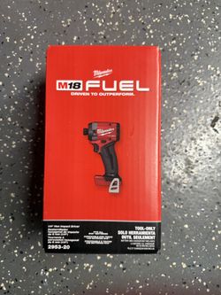 Milwaukee Fuel M18 1/4” Hex Impact Drive. (2953-20) ***Tool only***Not Negotiable***