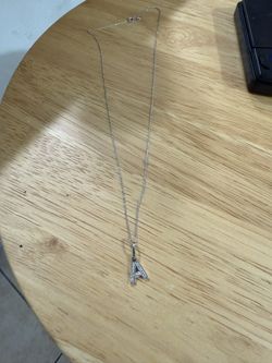 14kt White Gold Chain And Custom Diamond Gold A