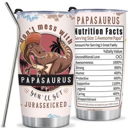 PAPASAURUS TUMBLER  (NEW & RARE) GREAT GIFT for Father’s Day Or Birthday for ALL MEN!!!