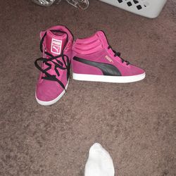Hot Pink Puma Sneaker Heels