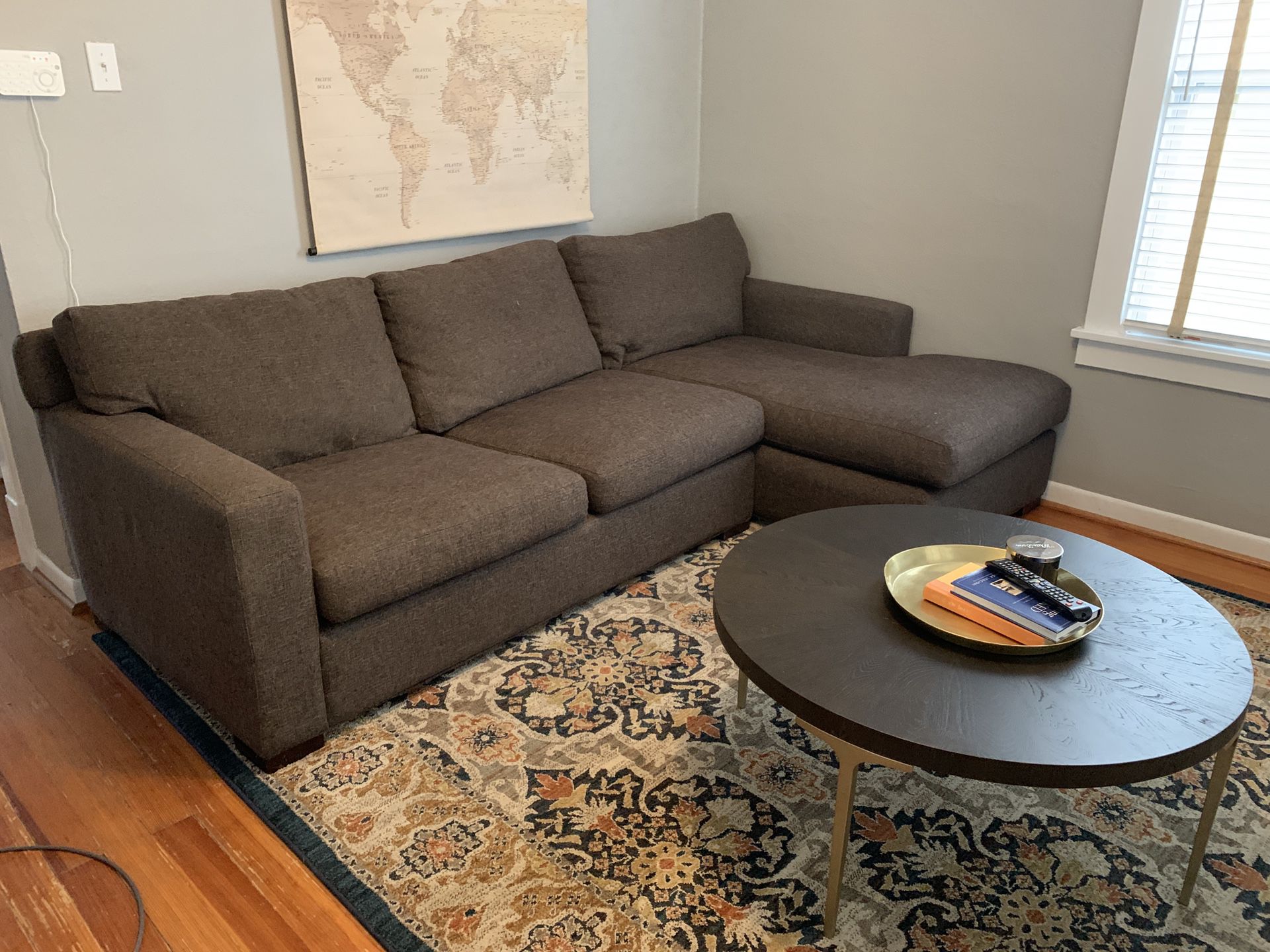 Crate & Barrel Sectional