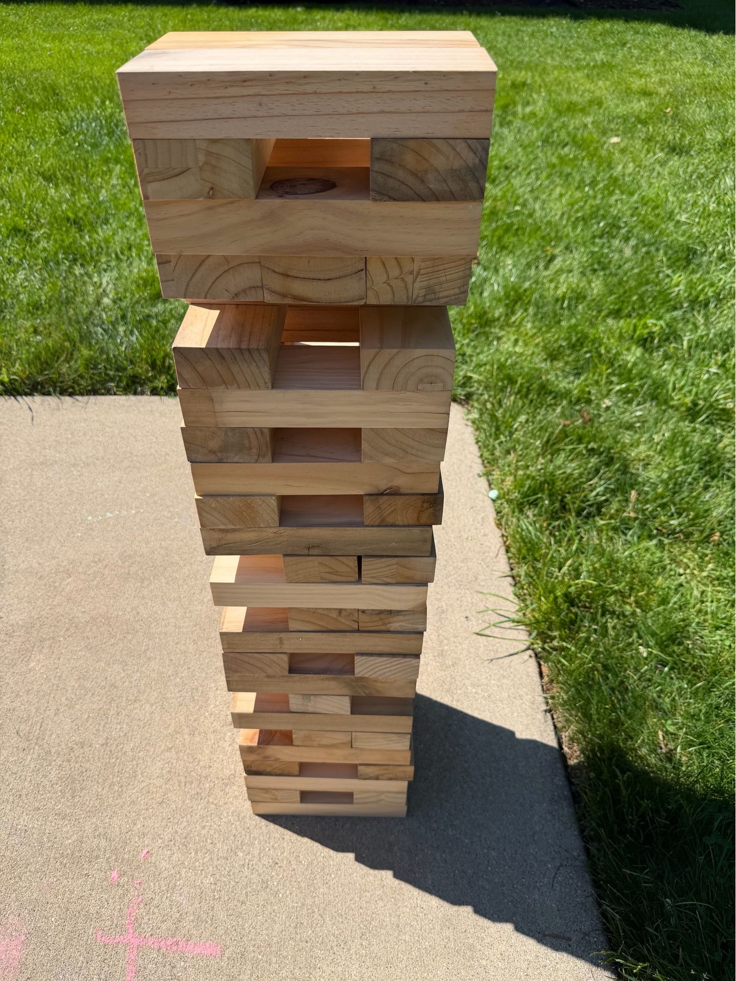 OUTDOOR JENGA BLOCK GAME