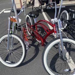 Stretch bicycles red/black Crusizer