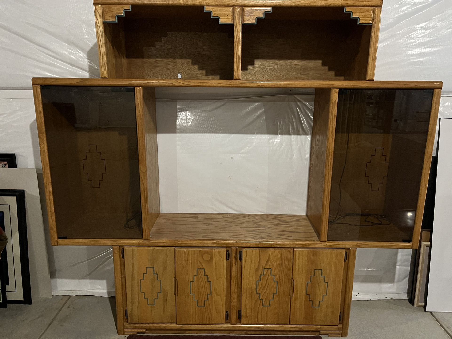 Oak Entertainment Center