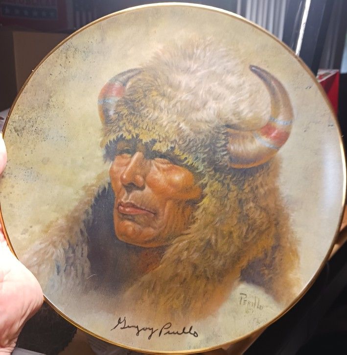 Collectable Plate Chief Red Cloud
