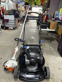 Stihl Weedeater And Lawnmower