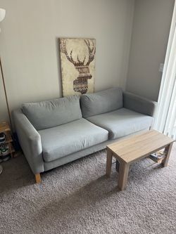 Gray Couch W80in x D35in x H 25in