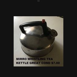 TEA KETTLE – MIRO STAINLESS STEEL, WHISTLING