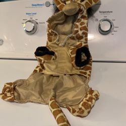 Cute Little Giraffe Dog Coat Size Small