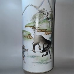Porcelain Hat Stand Early 20th Century China